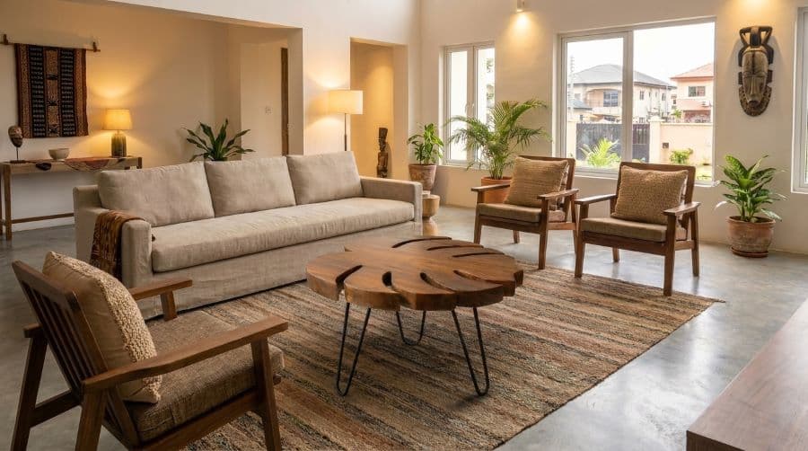Ewe Table in a living room